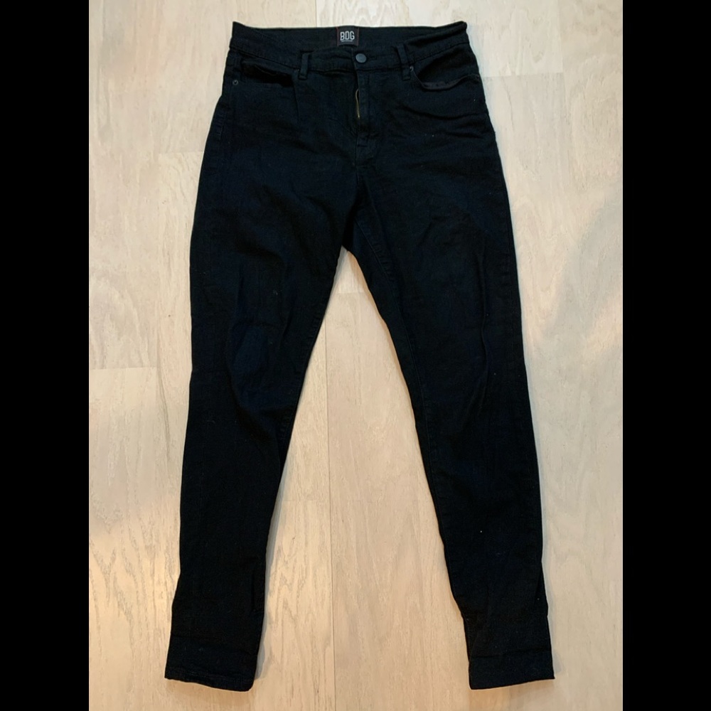 BDG high waisted black jeans